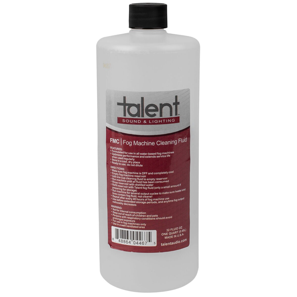 Talent FMC Fog Machine Cleaning Fluid 1 Quart